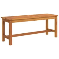 Furnicato Gartenbank 110x35x45 cm Massivholz Akazie (1-St) braun