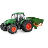 AMEWI 22639 RC-Traktor mit Düngerstreuer, Sound & Licht, 1:24 RTR grün