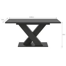 xonox.home Esstisch Motion - grau