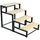 RAMROXX Hundetreppe 4 Stufen braun
