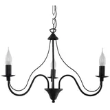 Sollux Minerwa 3-flg. E14 40W 60 cm schwarz