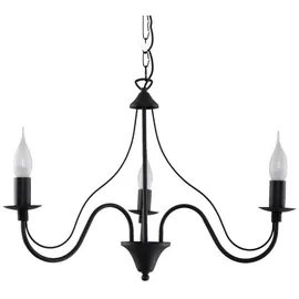 Sollux Minerwa 3-flg. E14 40W 60 cm schwarz