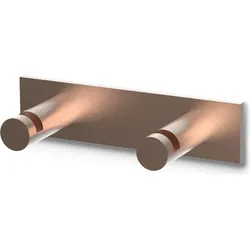 Mikado Frame Haken für Handtücher kupferfarben doppelt mit PVD-Beschichtung