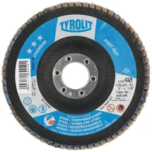 TYROLIT Fächerscheibe Premium Fastcut Ø 125 mm Körnung 40