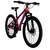 Bikestar Kinderfahrrad BIKESTAR Fahrräder Gr. 32 cm, 24 Zoll (60,96 cm), lila Kinder Kinderfahrräder