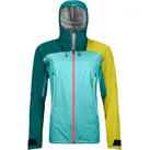 Ortovox Regenjacke WESTALPEN 3L LIGHT JACKET - Damen Hardshell Jacke - ice waterfall