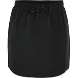 Noisy May Mini Rock Kurzer High Waist Skirt mit Kordelzug | L