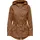 Only Parka "ONLLORCA LIFE CANVAS PARKA CC OTW", Damen, Gr. XS, braun (toasted coconut), Web, Obermaterial: 80% Polyester, 20% Baumwolle, unifarben, regular fit hüftlang, Jacken Parka, mit Kordelzug in der Taille