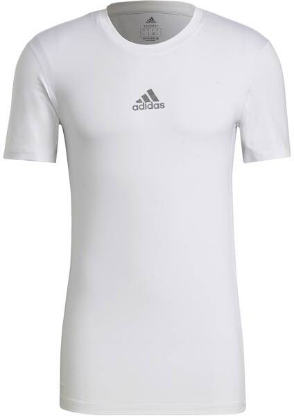 ADIDAS Underwear - Kurzarm Techfit Shirt kurzarm, WHITE, S