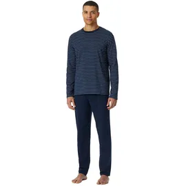 SCHIESSER Schlafanzug Casual Essentials Blau 60
