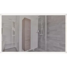 Home Deluxe - LED-Spiegel NOLA - Rechteckig 120 x 70 cm - 3 verschiedene Lichtfarben, Antibeschlagssystem - 38 Watt Gesamtleistung I Wandspiegel Badspiegel Badezimmerspiegel