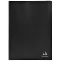 Exacompta Sichtbuch A4 Schwarz 20 Hüllen