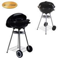 XL Holzkohlegrill Deluxe Kugelgrill BBQ Stand Grill Smoker Rundgrill Grillwagen