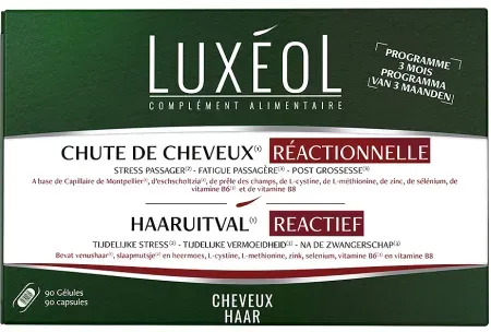 Luxéol Reaktiver Haarausfall 3 Monate 90 Kapseln