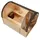 FinnTherm Fasssauna ScandiPod Premium Fasssauna 2 Sitzbänke aus Holz , Sauna mit 42 mm Wandstärke, Außensauna mit Montagematerial - Finntherm