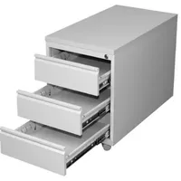Lüllmann Büro Rollcontainer Bürocontainer mit 3 Schubladen Maße: 62x46x79cm
