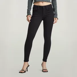 G-Star RAW Damen Arc 3D Mid Skinny Jeans - schwarz / 28L