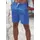 John Devin Shorts JOHN DEVIN "- Bermuda in sommerlichen Farben", Herren, Gr. S, N-Gr, blau, Web, Obermaterial: 97% Baumwolle, 3% Elasthan, unifarben, regular fit kurz, Hosen Shorts, kurze Schlupfhose aus elastischer, gewebter Baumwollqualität