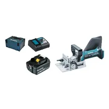 Makita DPJ 180 RT1J Akku Nutfräse 18 V 100 mm + 1x Akku 5,0 Ah + Ladegerät + Makpac