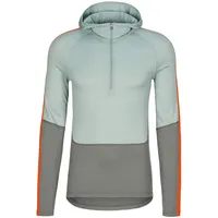 Icebreaker Herren 200 Sonebula Half Zip Hoodie Longsleeve (Größe S, gruen)