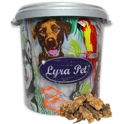 5 kg Lyra Pet® Ochsenziemer Abschnitte 4 - 12 cm in 30 L Tonne