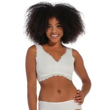 Magic Bodyfashion MAGIC BODYFASHION, Bustier Dream (1-tlg) Spitze weiß, L,