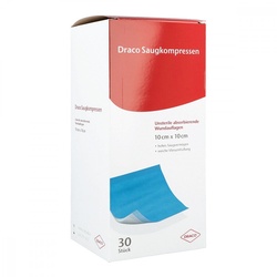 Saugkompressen unsteril 10x10cm Draco