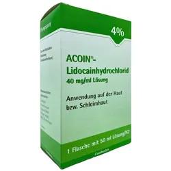 Acoin Lidocainhydrochlorid 40 mg/ml Lösung