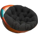 MCNDSI Stuhlkissen Sitzkissen für Schaukelstuhl Rundes Dickes Stuhlkissen Sitzkissen Matte für Indoor Outdoor Patio Hängesessel(W8,60x60cm)