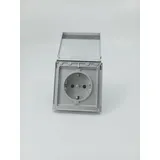 Gira Schuko-Steckdose IP44 Alu 1 St.