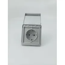 Gira Schuko-Steckdose IP44 Alu 1 St.