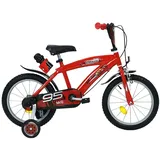 14 Zoll Kinder Jungen Fahrrad Rad Bike Disney Cars McQueen Hufy 24481 - Rot