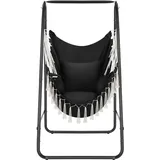 Tectake tectake® Hängesessel, Alison, Boho-Style, Belastbarkeit 160kg