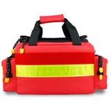 GRAMM medical Notfalltasche Rot Nylon + Füllung DIN 13157:2021-11 450 x 240 x 200 mm