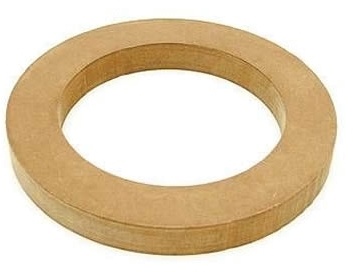  MDF Holzring 13cm 