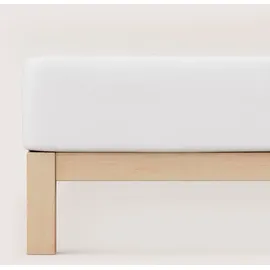 schlafgut Premium Baumwolle 140 x 200 - 160 x 220 cm full white