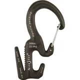 NITE IZE Karabiner Figure9 Small 69 mm x 34 mm x 8 mm Kletterausrüstung Schwarz
