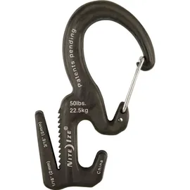 NITE IZE Karabiner Figure9 Small 69 mm x 34 mm x 8 mm Kletterausrüstung Schwarz