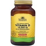 Sunshine Nutrition, Vitamin D, Depot, 10000IU, 100 Weichkapseln - Blitzversand