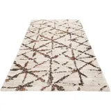 Esprit Hochflor-Teppich ESPRIT "Ronja ESP-80335", weiß (weiß,creme), B:160cm H:30mm L:225cm, Polyester, Teppiche, Shaggy, Langflor, Weich, Wohnzimmer, Schlafzimmer