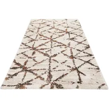 Esprit Hochflor-Teppich ESPRIT "Ronja ESP-80335", weiß (weiß,creme), B:160cm H:30mm L:225cm, Polyester, Teppiche, Shaggy, Langflor, Weich, Wohnzimmer, Schlafzimmer