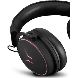 Medion ERAZER Mage P20 Gaming Headset (240cm Kabel, Over Ear, flexibles & abnehmbares Mikrofon, RGB Beleuchtung, 3,5mm Audio, USB, ES9260Q Soundchip,