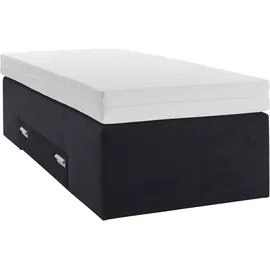 Westfalia Schlafkomfort Boxspringbett 90 x 200 cm Schwarz