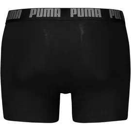 Puma Everyday Boxer 4er Pack Schwarz/Grau XL