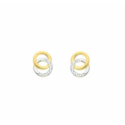 Paar Ohrhänger ADELIA ́S "Damen Goldschmuck 1 Paar 333 Gold Ohrringe / Ohrstecker", gold, Ohrringe, Damen, Damen, Gold, 333 Gold Goldschmuck für Damen