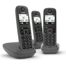 Gigaset AS490 Trio schwarz