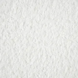 Beliani Pouf SCOTIA Chenillegewebe Cremeweiß