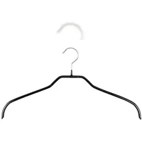 MAWA Design MAWA Kleiderbügel für Oberteile Silhouette F, schwarz,