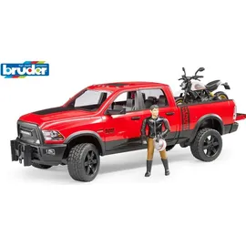 Bruder 02502 - RAM 2500 Power Wagon mit Ducati Desert Sled 1:16