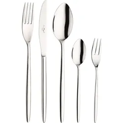 Besteck-Set PINTINOX "Olivia", silber (edelstahlfarben), 30 tlg., Edelstahl 18/10, Essbesteck-Sets